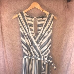 Torrid striped jumpsuit size xl